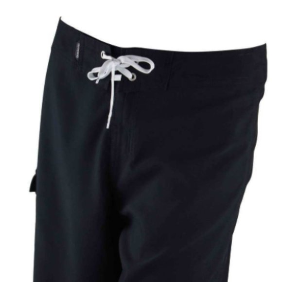 Quiksilver Men's 34WX12L - Black Shorts with Laces - New - Picture 1 of 2